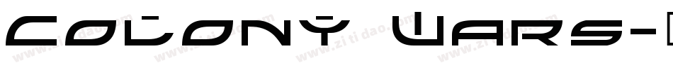Colony Wars字体转换
